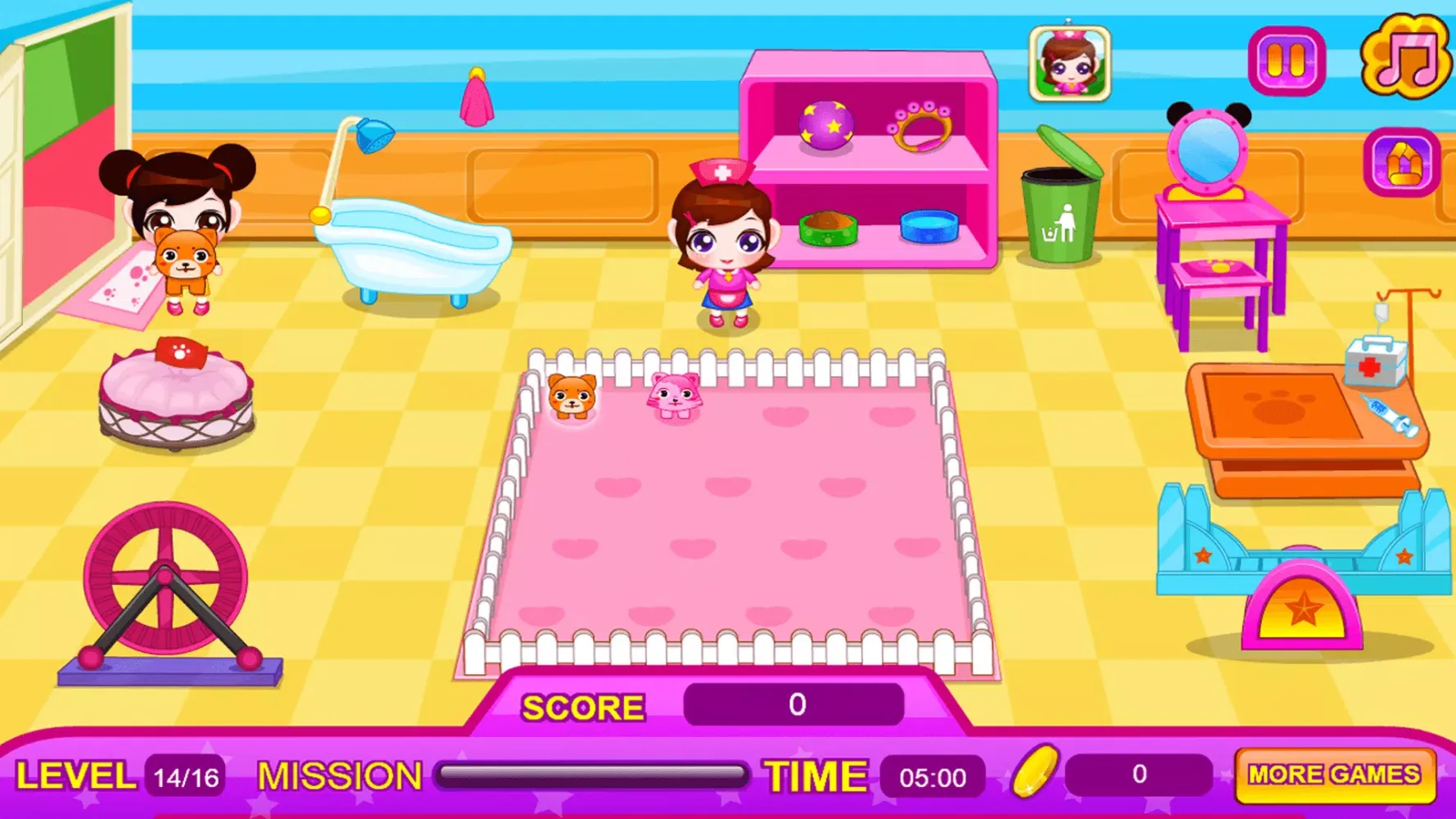 Screenshot di Animal Games, Pet-Sitter