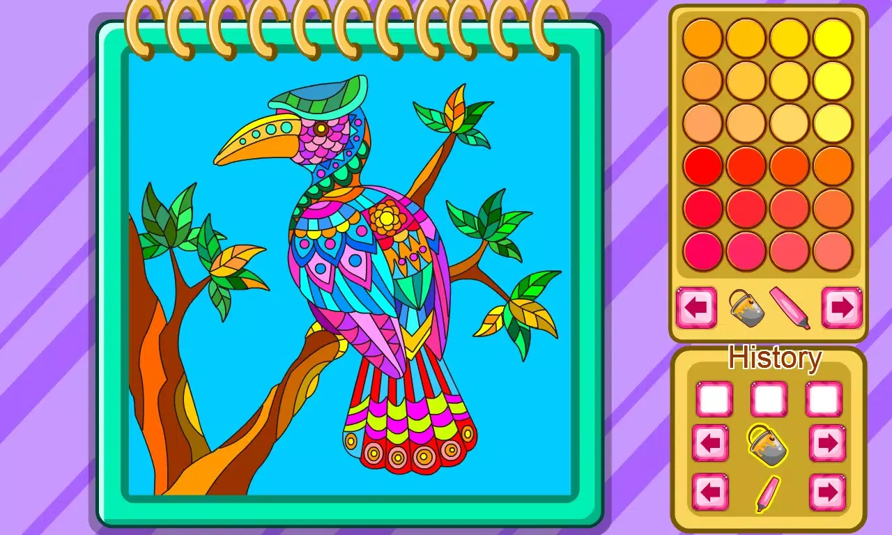 Screenshot di Animal Mandalas Coloring Book