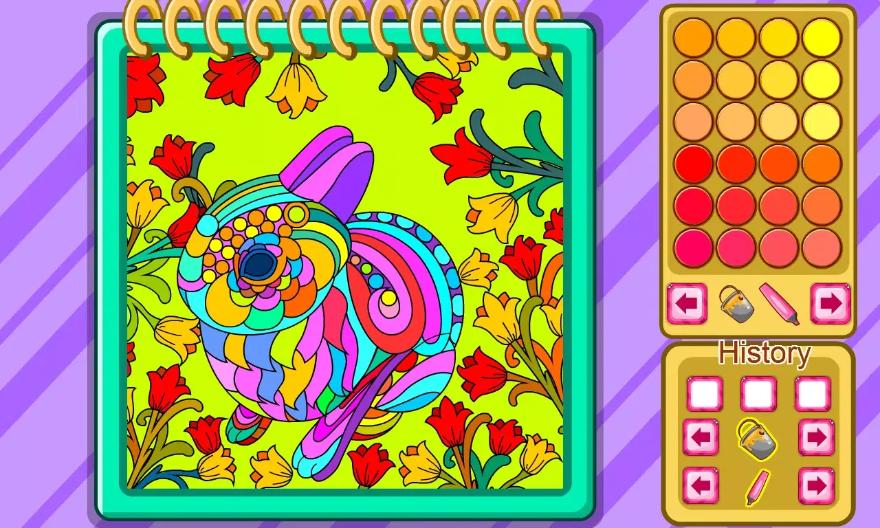 Screenshot di Animal Mandalas Coloring Book