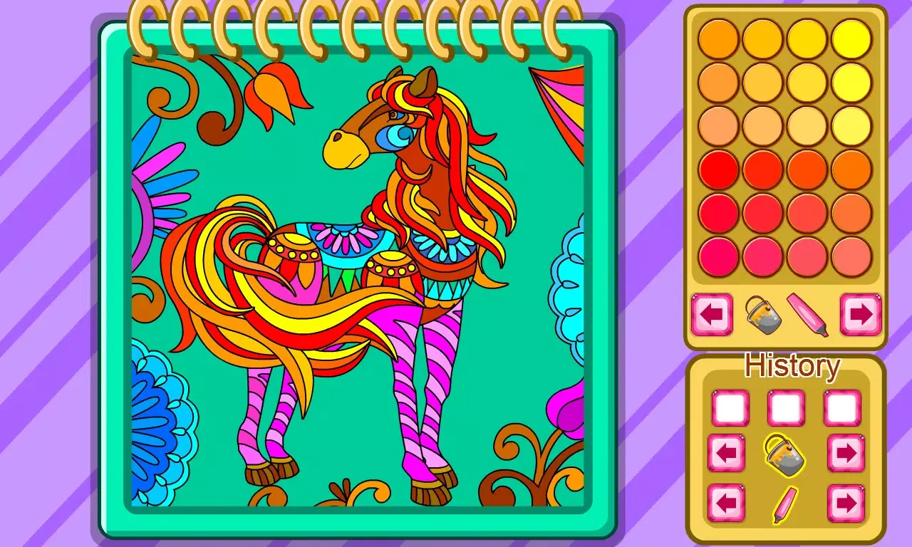 Screenshot di Animal Mandalas Coloring Book