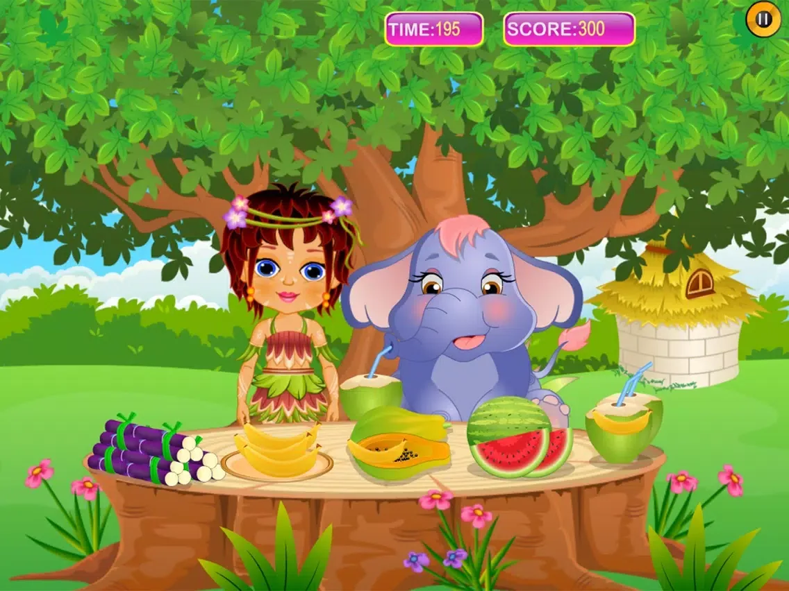 Caring Baby Elephant iPad  Screenshots