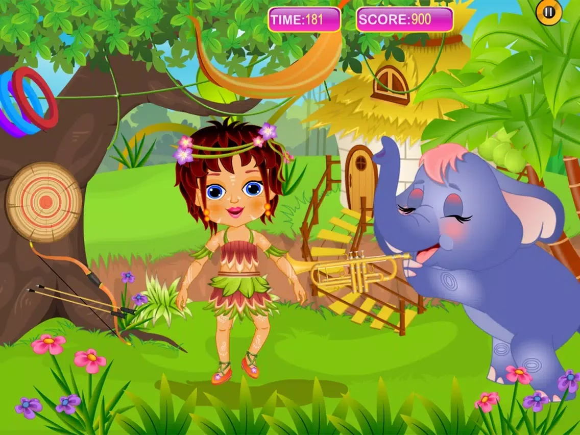 Caring Baby Elephant iPad  Screenshots