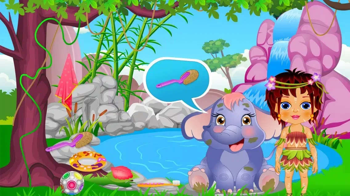 Caring Baby Elephant Screenshots
