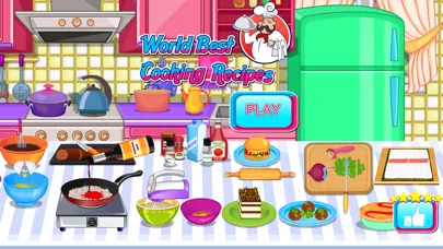 Ảnh chụp màn hình của Cooking Game World Best Recipe