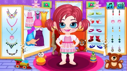 Emily Goes to Hair Salon Game Screenshots