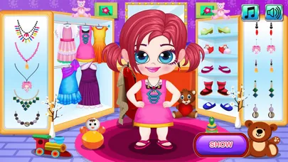 Emily Goes to Hair Salon Game Screenshots