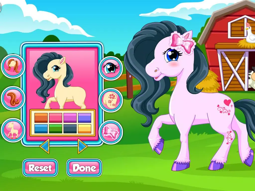 تصاویر Pony Hair Salon Games and Dress Up iPad 