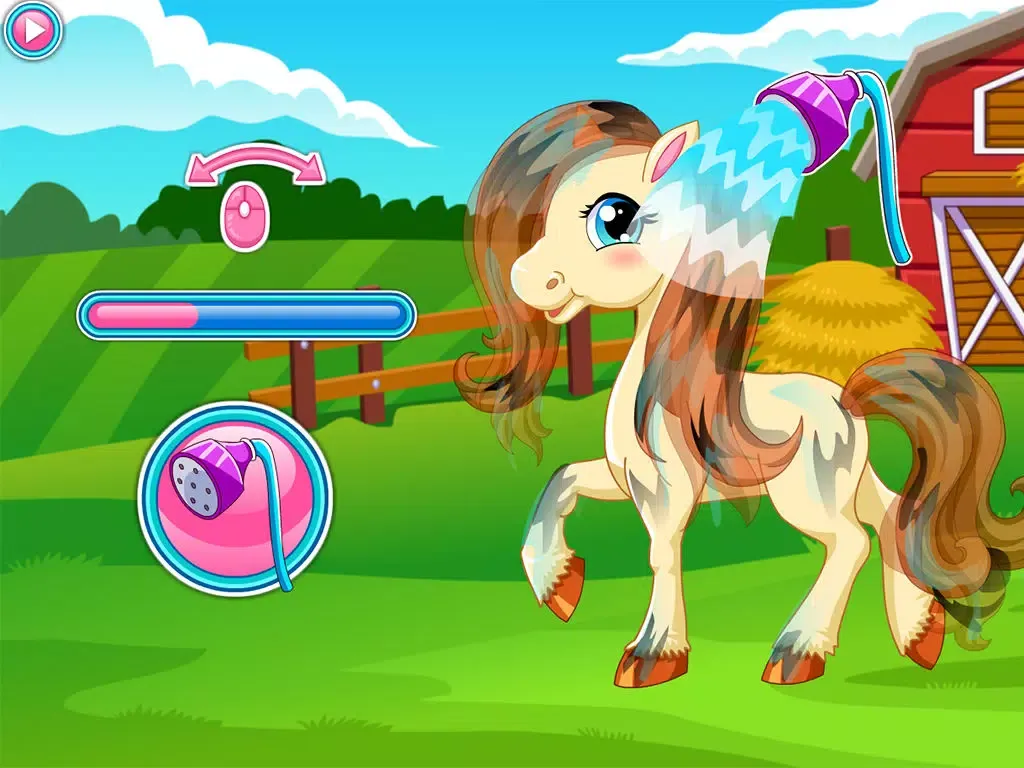 تصاویر Pony Hair Salon Games and Dress Up iPad 