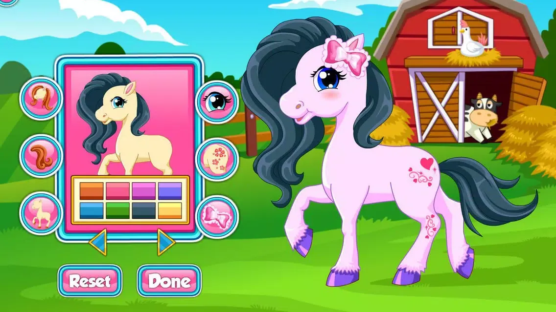تصاویر Pony Hair Salon Games and Dress Up