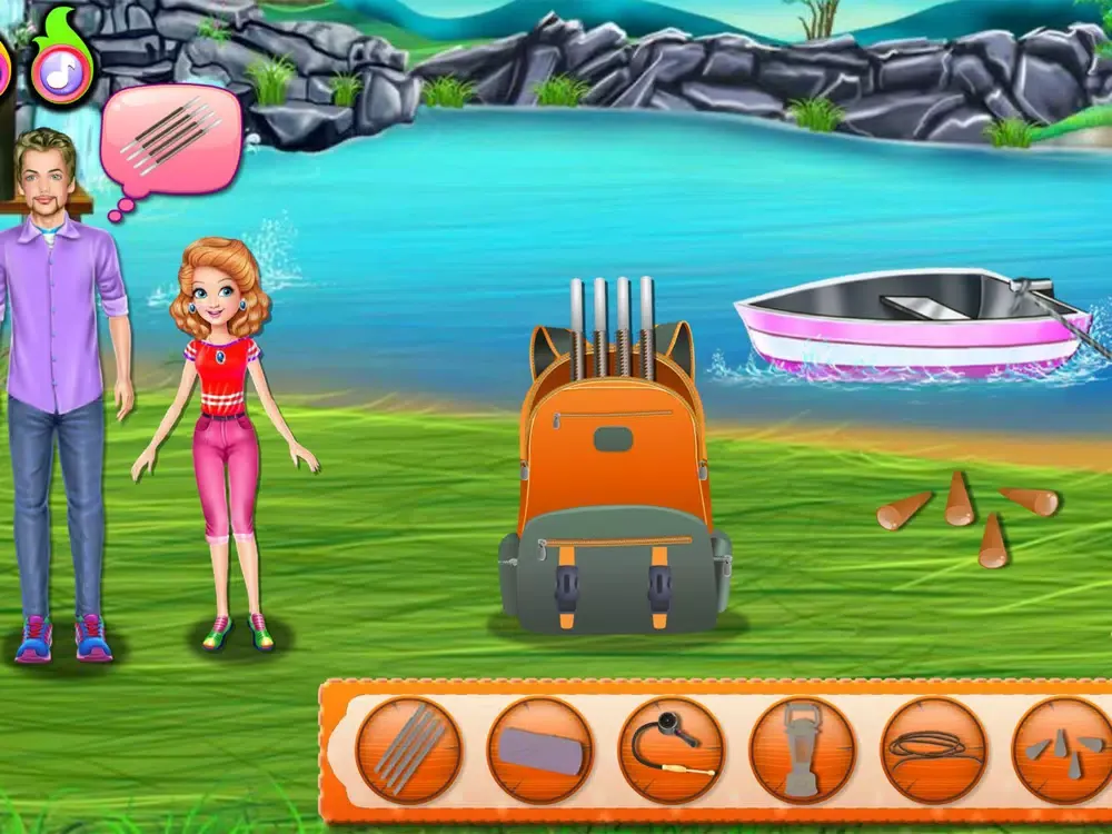 Sandra Camping with Dad iPad  Ekran Görüntüleri