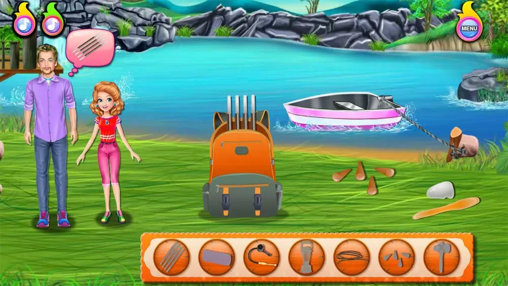 Sandra Camping with Dad Ekran Görüntüleri