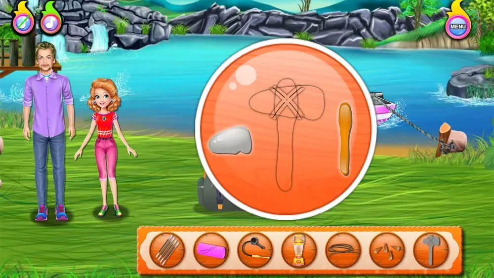 Sandra Camping with Dad Ekran Görüntüleri