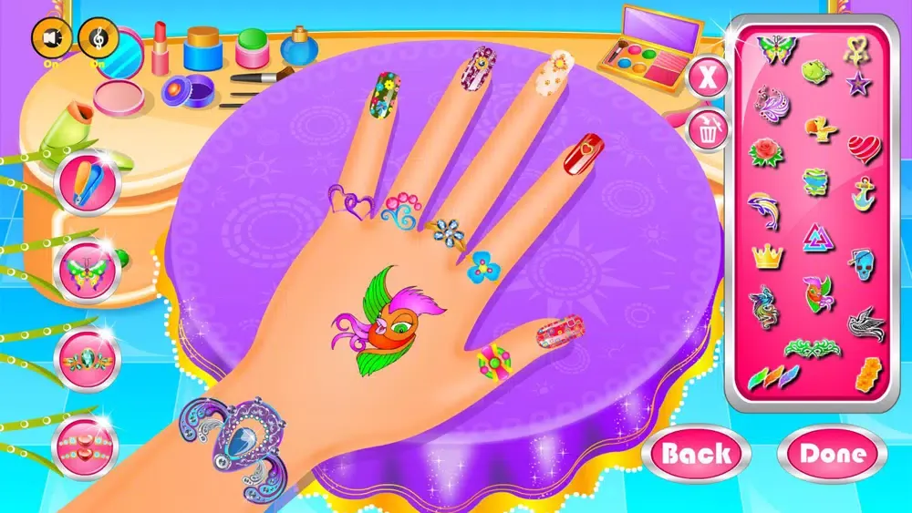 Скриншоты Shiny Nail Salon