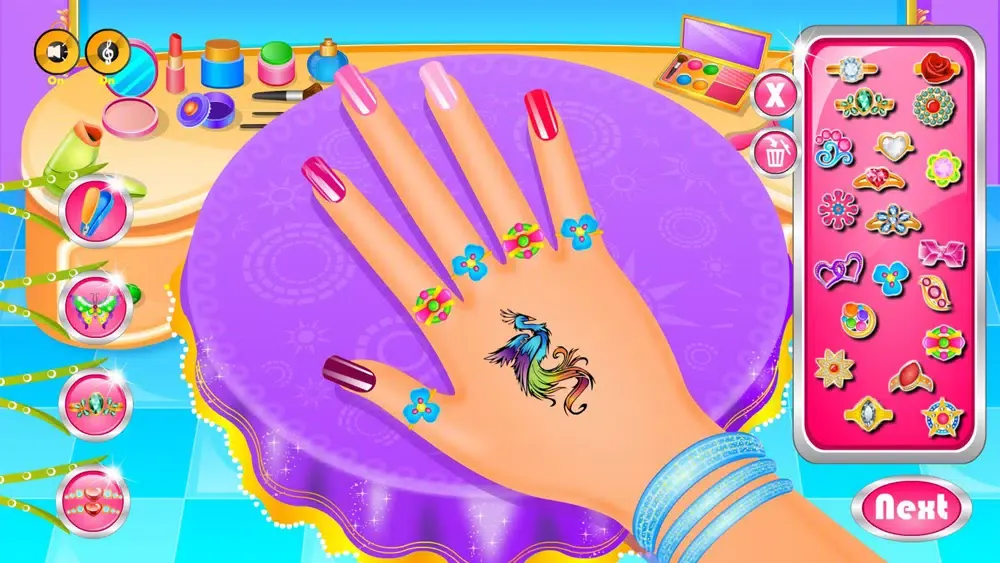 Скриншоты Shiny Nail Salon
