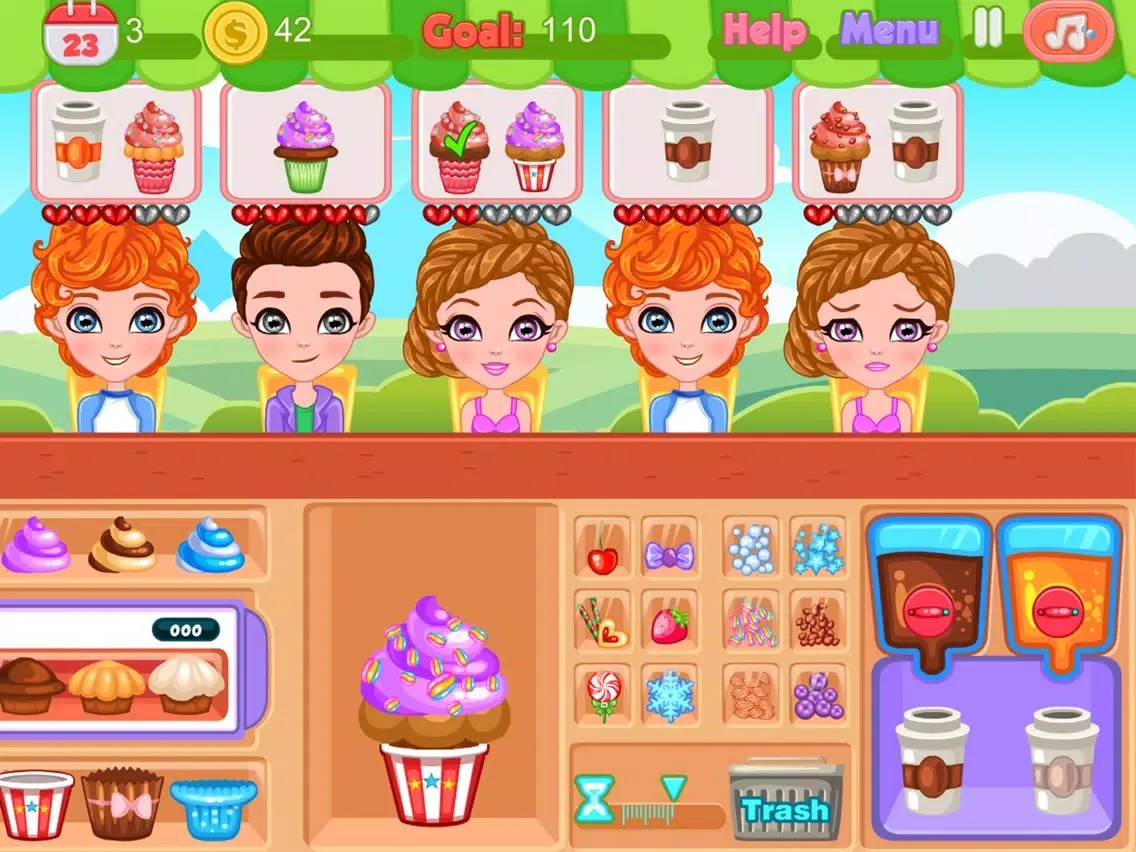 Screenshot di Super Market Cupcakes iPad 