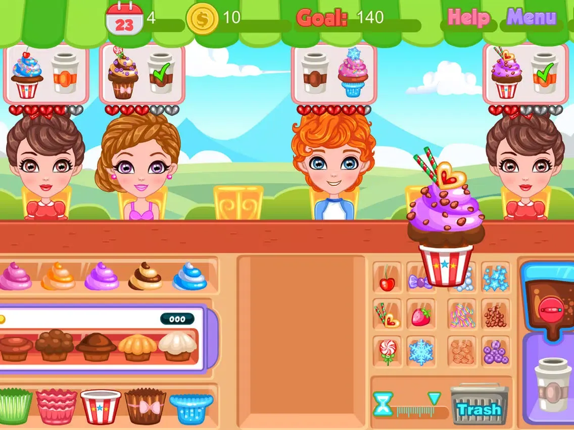 Screenshot di Super Market Cupcakes iPad 