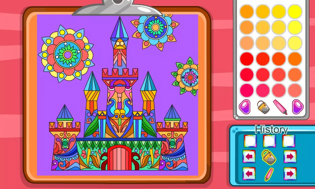 Virtual Mandala Coloring Book 스크린샷