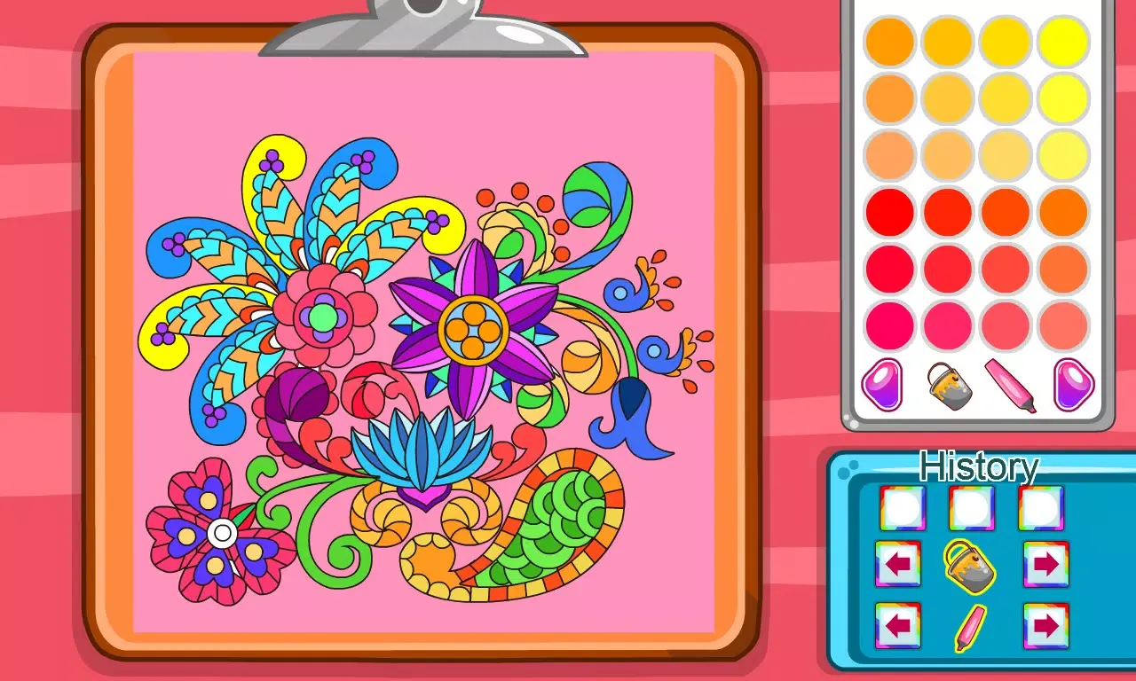 Virtual Mandala Coloring Book 스크린샷