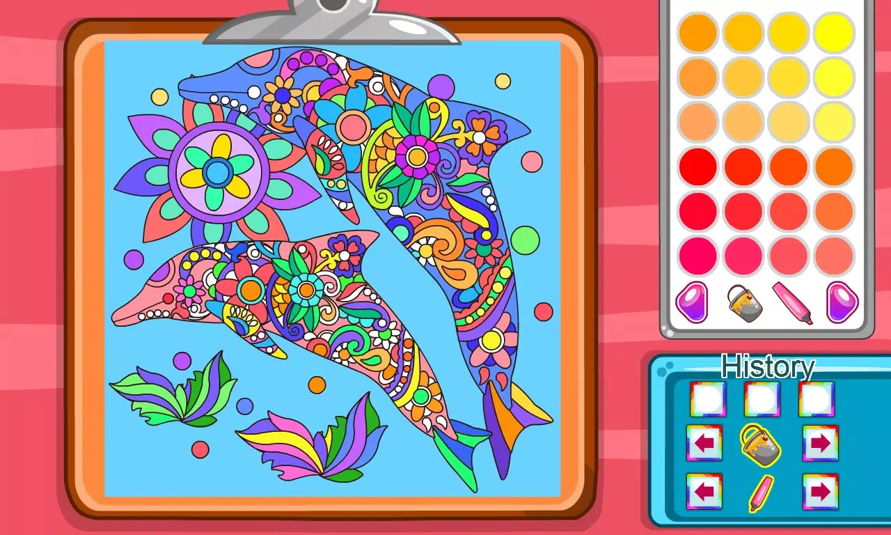 Virtual Mandala Coloring Book 스크린샷