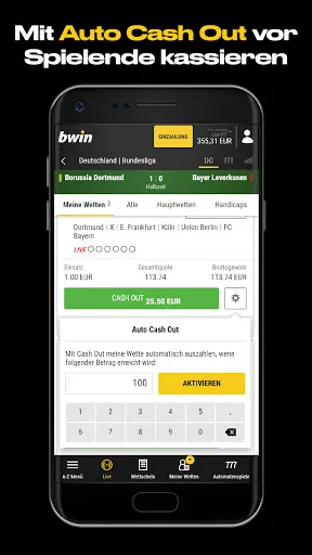 bwin Sportwetten App スクリーンショット