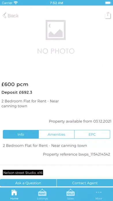 Ảnh chụp màn hình của Black and White Property