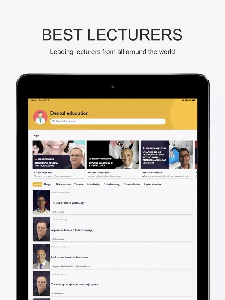 Dental Education iPad 应用截图