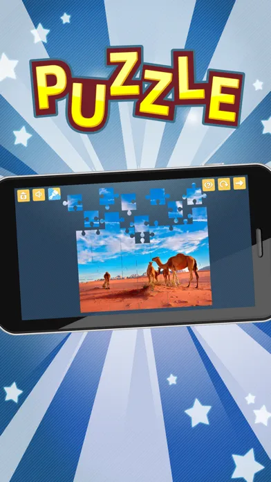 Desert Jigsaw Puzzles. Nature games for Adults 스크린샷