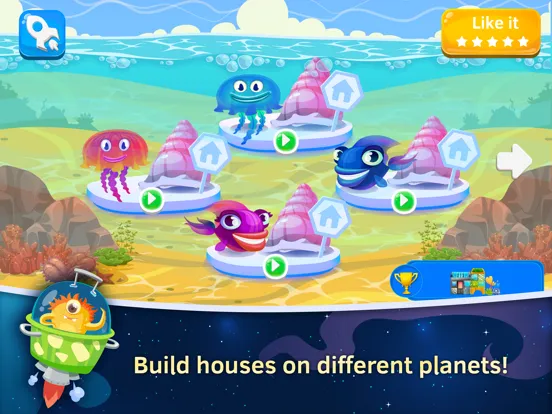 Space Constructor Play bricks iPad 應用截圖