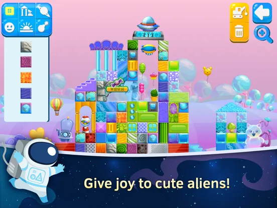 Space Constructor Play bricks iPad 應用截圖