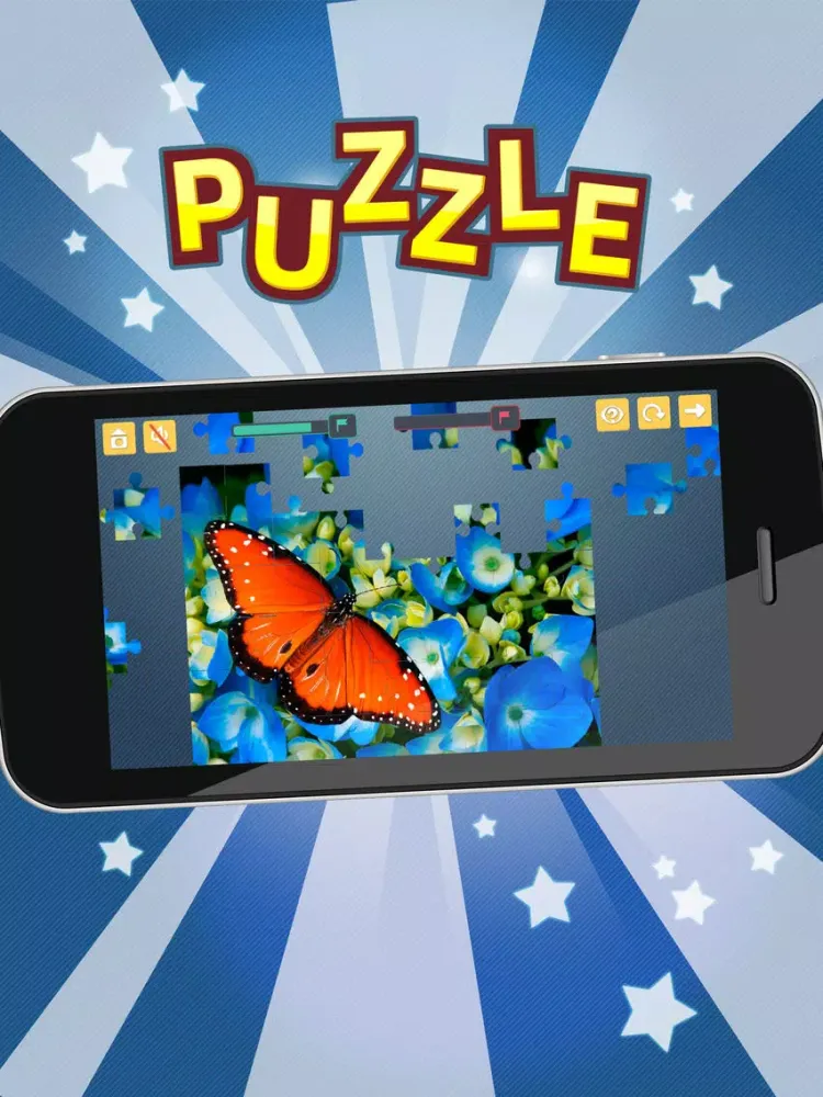Screenshot di Butterfly Jigsaw Puzzles. Premium iPad 