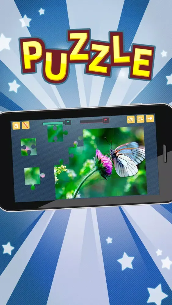 Screenshot di Butterfly Jigsaw Puzzles. Premium