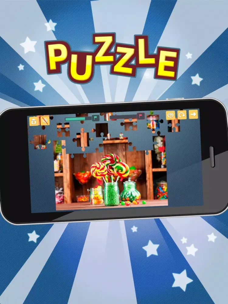 Candy Jigsaw Puzzles Games. Premium iPad 應用截圖