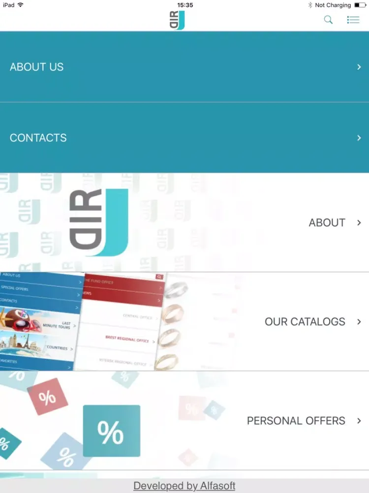 Zrzuty ekranu J-Dir: Your Business Directory iPad 
