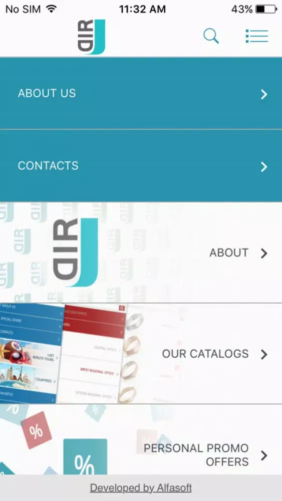 Zrzuty ekranu J-Dir: Your Business Directory