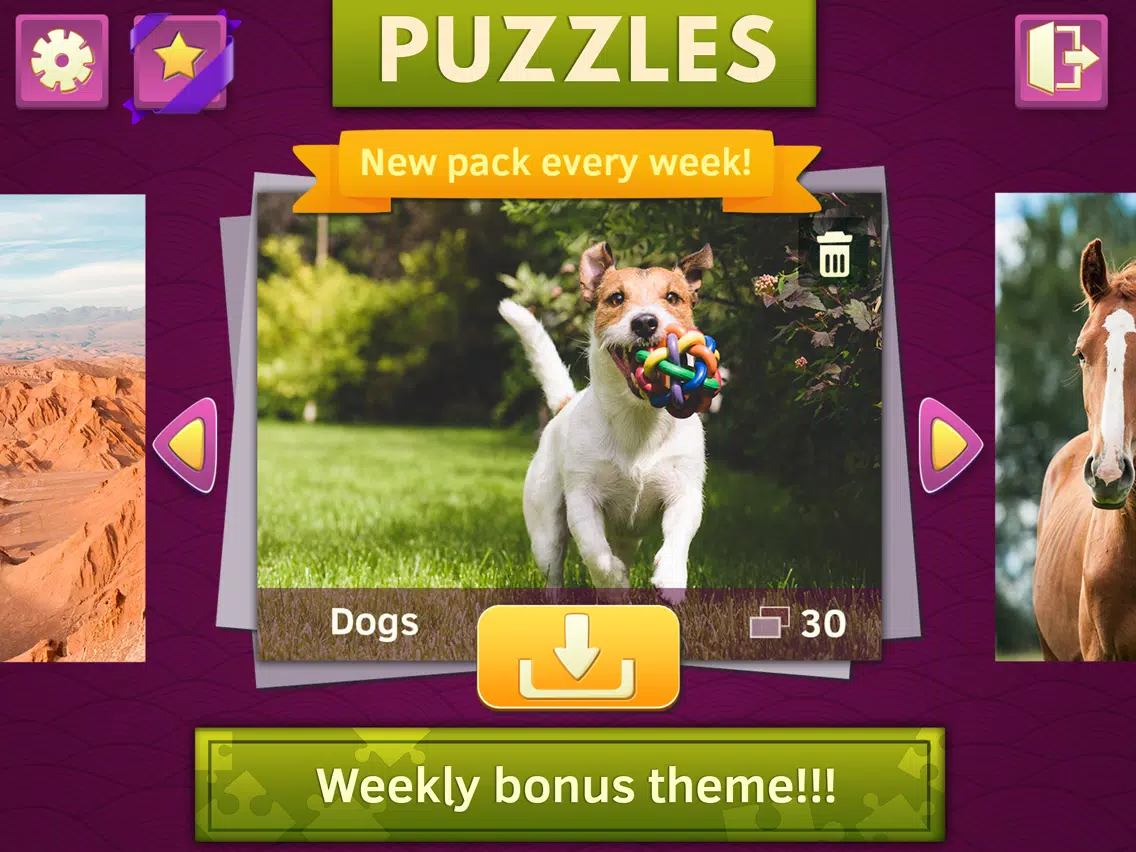 Capturas de tela do Puppies Jigsaw Puzzles iPad 