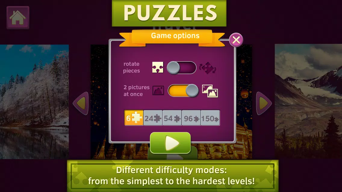 Capturas de tela do Puppies Jigsaw Puzzles