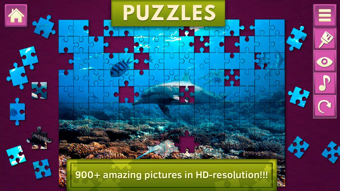 Capturas de tela do Puppies Jigsaw Puzzles