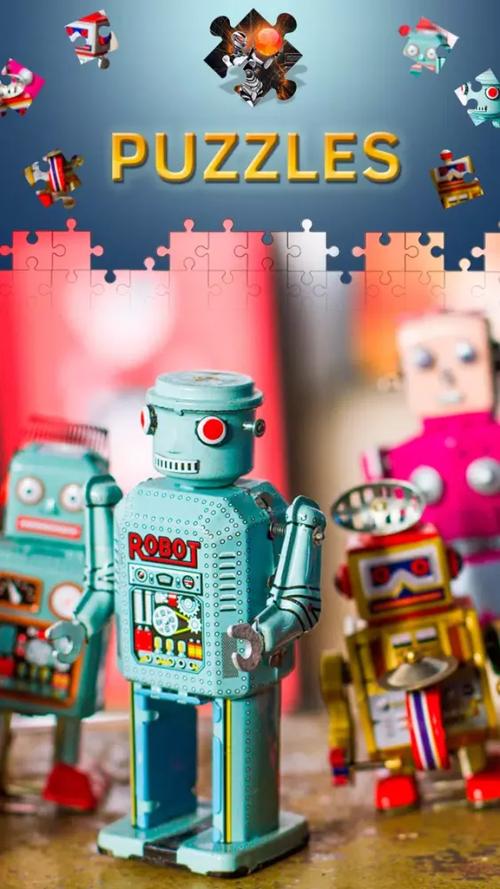 Ảnh chụp màn hình của Robots New Jigsaw Puzzles 2017. Premium