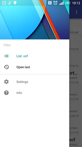 Contacts VCF应用截图
