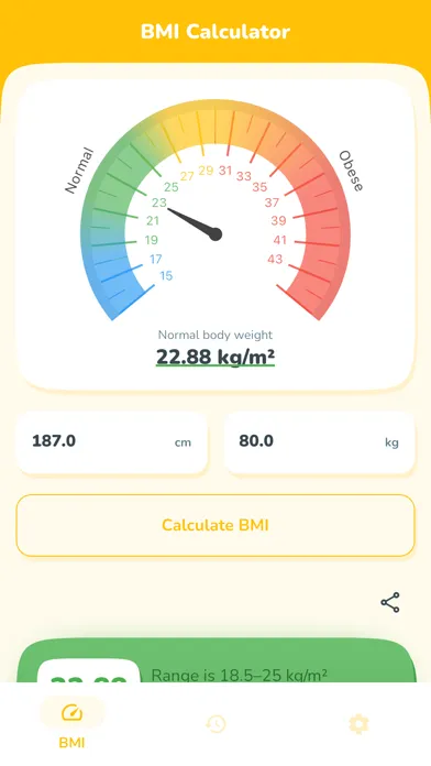 Weight tracker (plus BMI) স্ক্রিনশট