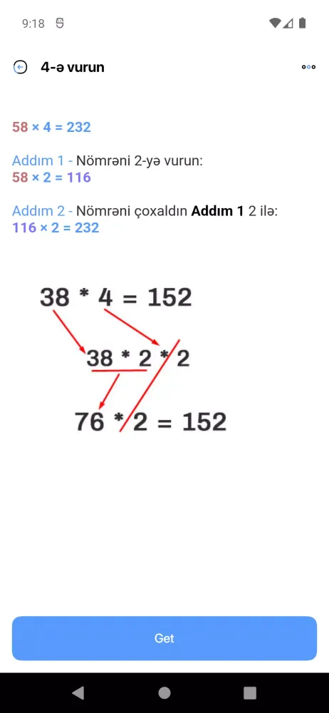 Riyaziyyat hiylələri Screenshots
