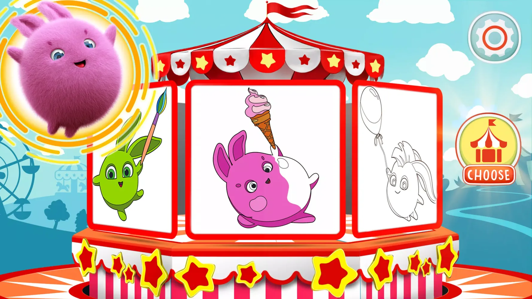 Sunny Bunnies: Coloring Book Screenshots