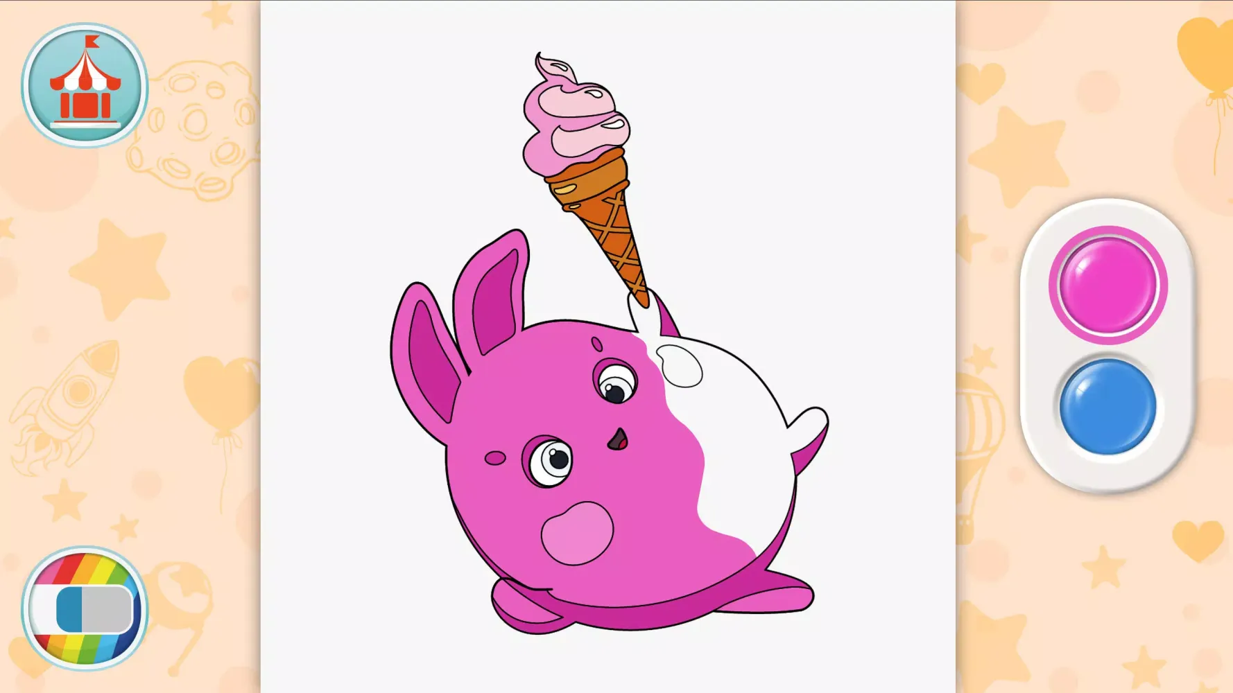 Sunny Bunnies: Coloring Book Screenshots
