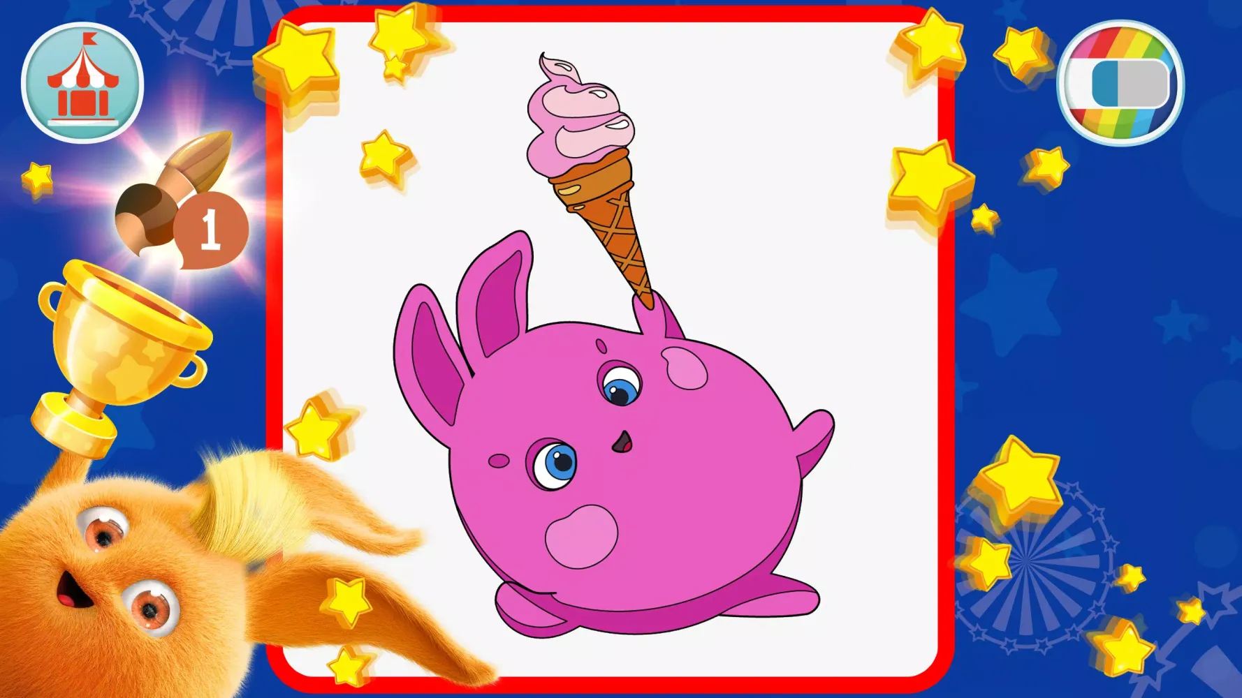 Sunny Bunnies: Coloring Book Screenshots