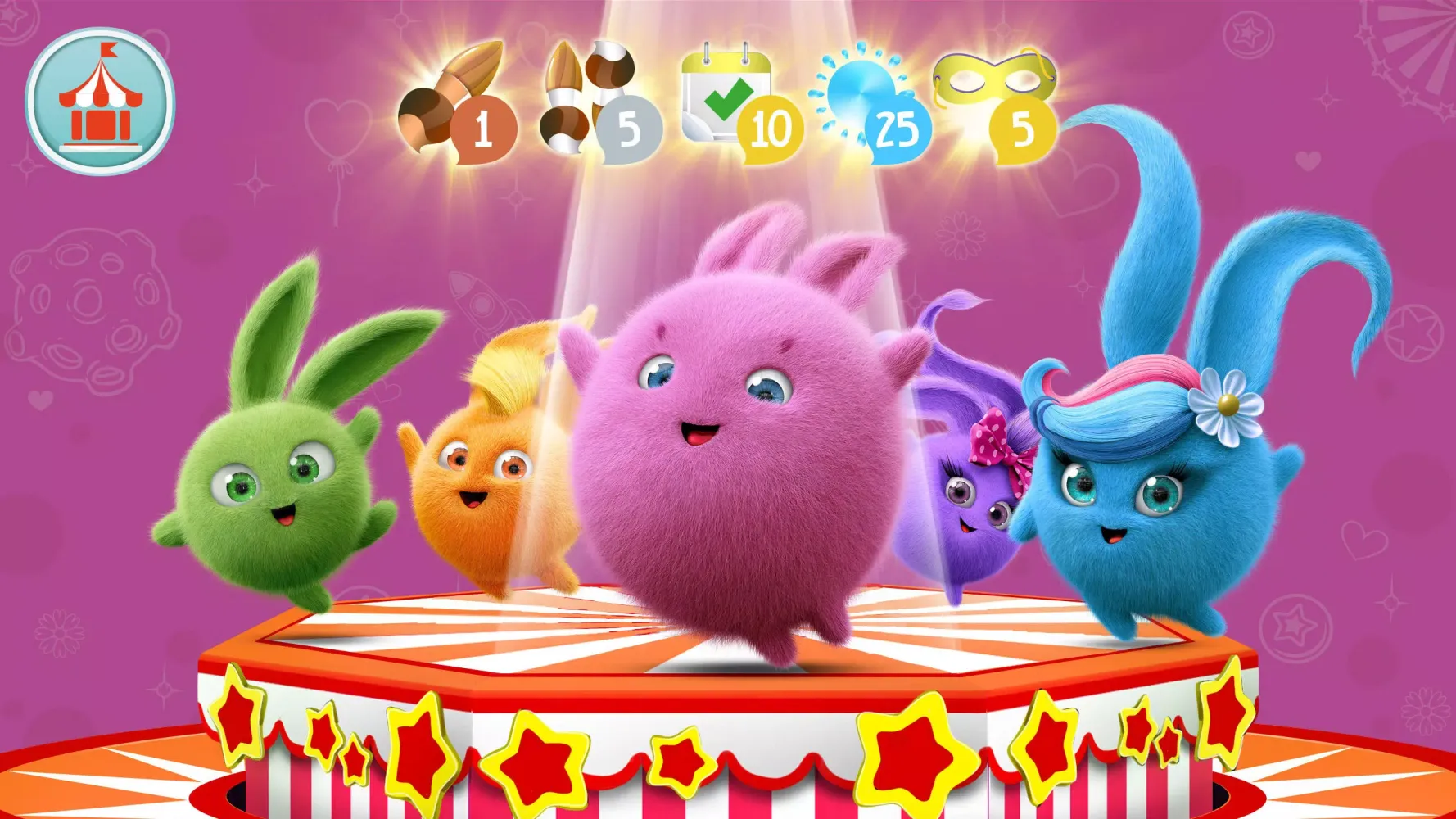 Sunny Bunnies: Coloring Book Screenshots