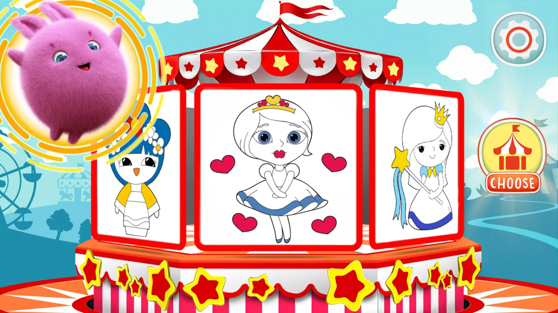 Sunny Bunnies: Coloring Book Screenshots