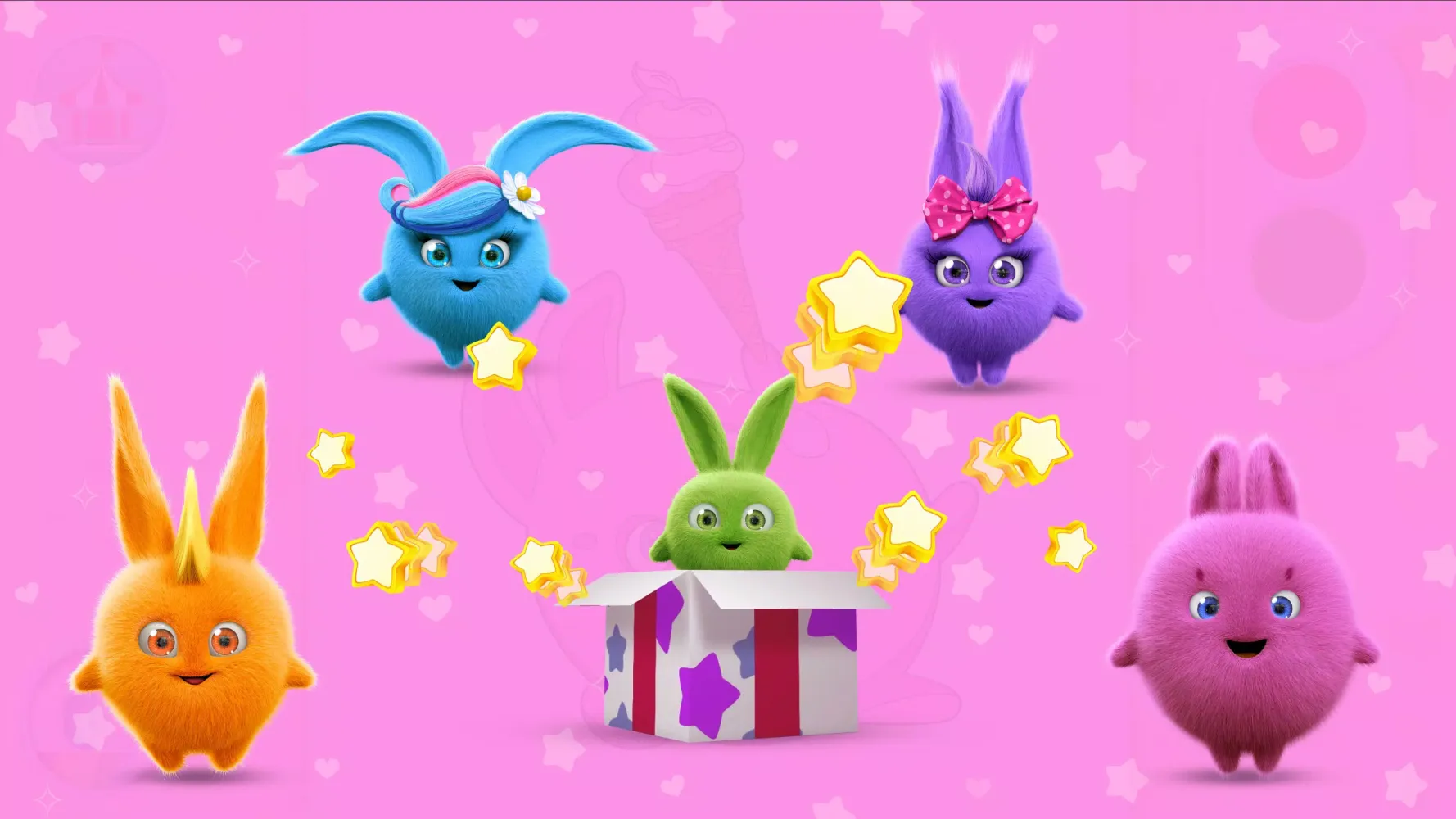 Sunny Bunnies: Coloring Book Screenshots