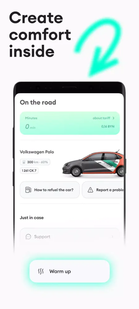 Captures d'écran de Anytime: carsharing in Minsk