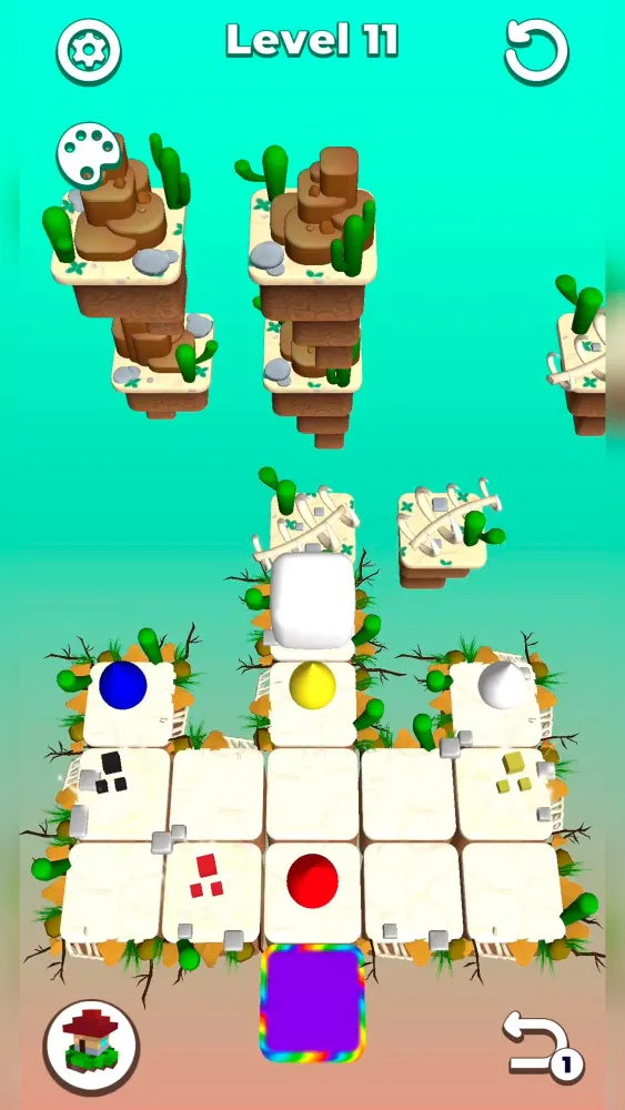 Screenshot di Rainbow Cube Puzzle