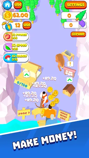 Idle Lumberjack 2 スクリーンショット